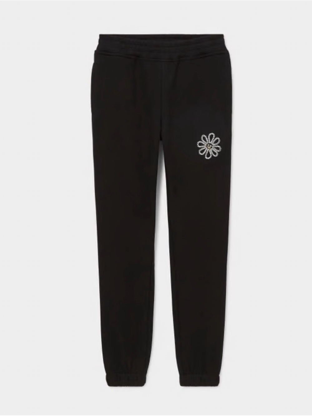 Girls' Black True Religion Joggers